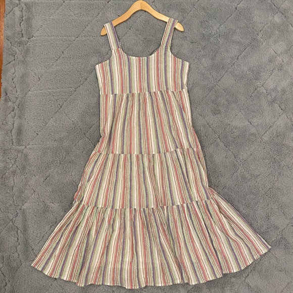 Dresses & Skirts - Linda Anderson Striped Tiered Dress